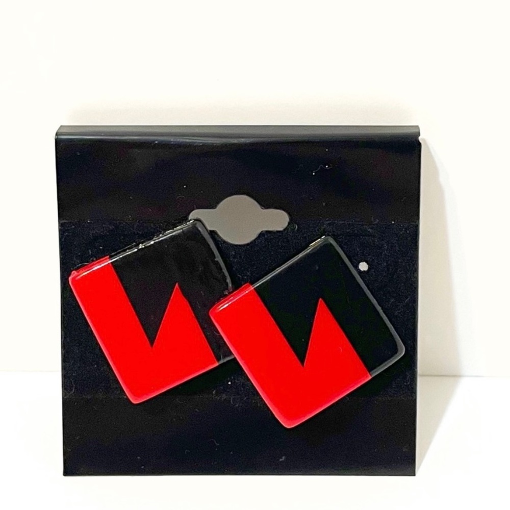 Vintage 80’s Glam Earrings - Picture 3 of 3